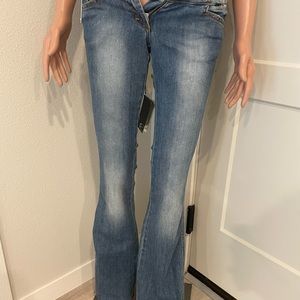 NWT Roberto Cavalli Just Cavalli Designer Denim Jeans Size 24